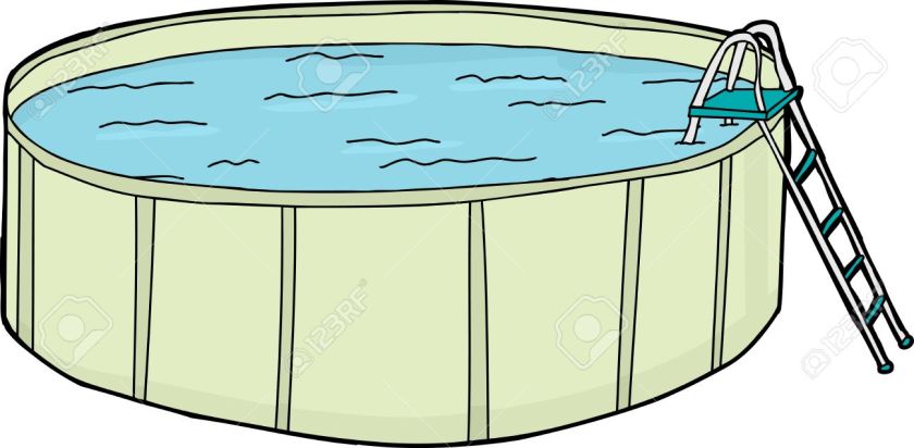 Above Ground Pool with Water